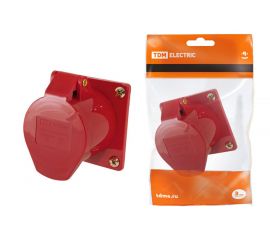 06.04.01 Розетки стационарные для скрытой установки - CEE 4XX