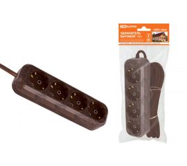 13.03.09 Удлинители бытовые «ЭКО» (бук)