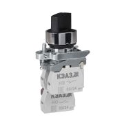 KEAZ Переключатель КПЕ1111РС-черный-1но+1нз-ручка-фикс-2поз-IP40-КЭАЗ