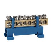 KEAZ Шина нулевая тип Стойка OptiKit BB-S-N-DIN-8-6х9-синий