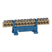 KEAZ Шина нулевая тип Стойка OptiKit BB-S-N-DIN-14-6х9-синий