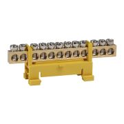 KEAZ Шина нулевая тип Стойка OptiKit BB-S-PE-DIN-12-6х9-желтый