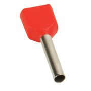 KEAZ Наконечник штыревой втулочный под два провода НШвИ2 OptiKit T-Shv2-PVC- 1,5-12(100шт)