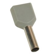 KEAZ Наконечник штыревой втулочный под два провода НШвИ2 OptiKit T-Shv2-PVC- 2,5-10(100шт)