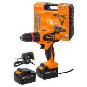 Дрель-шуруповерт акк. ДША-18-ЛК1-С 18 В, 2 А*ч Li-Ion 2 шт, 32 Нм, 0-1400 об/мин, кейс, «Рубин» TDM