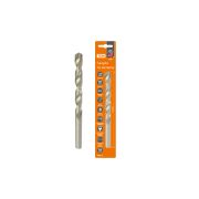 Сверло по металлу, 10 мм, полир., HSS, класс точн. В, 118⁰, цилиндр. хв., блистер 1 шт, «Рубин» TDM