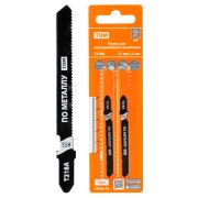 Пилки для электролобзика по металлу, HSS, 51х1,2 мм, криволинейный рез, T218A, 2 шт, «Рубин», TDM