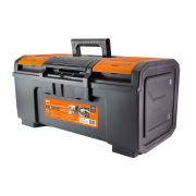 Ящик для инструментов ПРОФИ-24, 59х27х26 см, усилен., замок-автомат, лоток, органайзеры, «Рубин» TDM