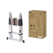 Стремянка телескопическая алюминиевая СТ-10, 10 ступеней h=3200 мм, «Алмаз» TDM