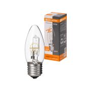 Лампа галогенная «Свеча» прозрачная 42 Вт-230 В-Е27 TDM