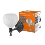 Светильник НББ 21-60-1322 УХЛ4 (черный под серебро, плафон полушар «параллели») TDM