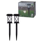 Набор светильников  СП «Торо» на солнечных батареях, пластик, 10х44  cм, 2 шт, TDM