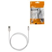 Дата-кабель, ДК 6, USB - Lightning, 1 м, белый, TDM