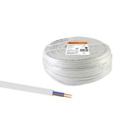 Шнур ШВВП 2х0,75 ГОСТ (200м), белый TDM