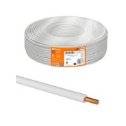 Провод ПуВ 1х6,0 ГОСТ (100м), белый TDM