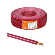 Провод ПуВнг(А)-LS 1х6,0 ГОСТ (100м), красный TDM
