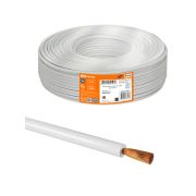 Провод ПуГВ 1х10,0 ГОСТ (100м), белый TDM