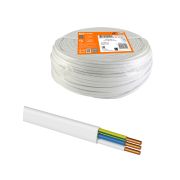Провод ПВВП 3х1 ГОСТ (100м), белый TDM
