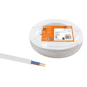 Провод ПГВВП 2х2,5 ГОСТ (50м), белый TDM