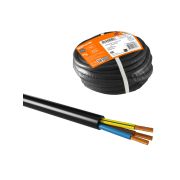 Провод ПВС 3х6 ГОСТ (5м), черный TDM