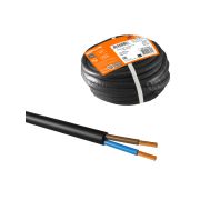 Провод ПВС 2х6 ГОСТ (5м), черный TDM