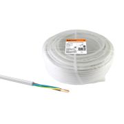 Провод ПВС 3х1,5 ГОСТ (50м), белый TDM