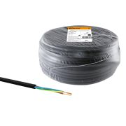 Провод ПВС 3х2,5 ГОСТ (100м), черный TDM