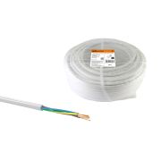 Провод ПВС 5х4 ГОСТ (100м), белый TDM