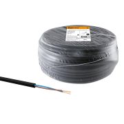 Провод ПВС 2х1,5 ГОСТ (100м), черный TDM