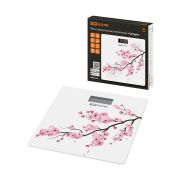 Весы электронные напольные «Сакура», стекло, деление 0,01 кг, макс. 180 кг, 28х28 см, TDM