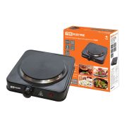 Электроплитка одноконф. ЭПД1 230 В, 1 кВт, диск, черная, TDM