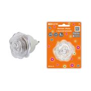 Ночник «Роза» с выключателем, 0,4 Вт, 220 В TDM