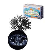 Гирлянда светодиодная СГУ100Б10, 10м, мерц-е, 6500К, каучук чер., посл. подкл, IP65, 250 В, TDM