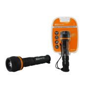 Фонарь светодиодный «Пластик», обрезиненный, 3 светодиода 9 лм/Вт, батареи типа 2*AA (в комплект не входят) TDM