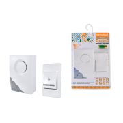 Звонок беспроводной на батарейках «народный» ЗББ-Н-11/4-32М (32 мелодии, кнопка IP30, 2х1,5В АА, открытый код)