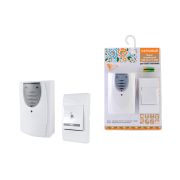 Звонок беспроводной на батарейках «народный» ЗББ-Н-11/3-32М (32 мелодии, кнопка IP30, 2х1,5В АА, открытый код)