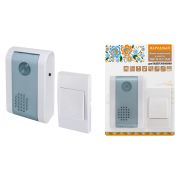 Звонок беспроводной в розетку «народный» ЗБР-Н-11/1-32М (32 мелодии, кнопка IP30, AC 230V, открытый код)