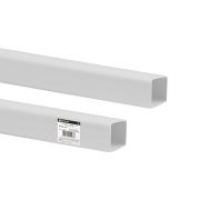 Воздуховод пласт. прямоугольный, 55х110, 1,5 м, TDM