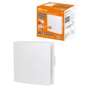 Вентилятор бытовой настенный, 120 С-Н, декоративная накладка, белый, TDM