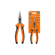 Длинногубцы (тонкогубцы), с двухкомпонентными рукоятками, CR-V сталь, 200 мм, серия «Алмаз» TDM