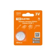 Элемент питания CR2032 Lithium 3V BP-1 TDM