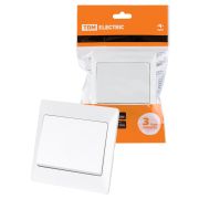 Выключатель 1 кл. 10А белый «Ильмень»   TDM