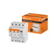 АВДТ 63 4P(3Р+N) C63 300мА 6кА тип А - Автоматический Выключатель Дифференциального тока TDM