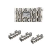 Соединитель (гильза) кабельный, болтовой, луженый 4СБЛ-150/240-10кВ TDM