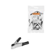 Зажим «крокодил» ЗК 10А 50мм черный (10шт) TDM