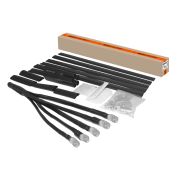 Муфта кабельная термоусаживаемая концевая, внутренней и наружной установки, 150-240 кв. мм, 1кВ, ПВХ/СПЭ без брони, с наконечниками 5ПКВНтп1-150/240-Б TDM