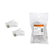 Разъем RJ-45 UTP для кабеля кат. 5Е, 8P8C (100шт) TDM
