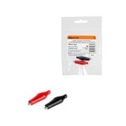 Зажим «крокодил» ЗКИ 3А 40мм в изоляции красный/черный (1шт+1шт) TDM