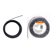 Нейлоновая кабельная протяжка НКП диаметр 4мм длина 25м с наконечниками (черная) TDM