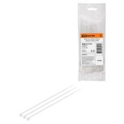 Хомут 2,5х250мм нейлон (белый) (100шт) TDM